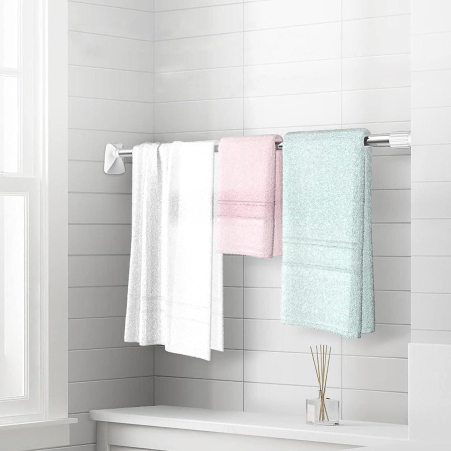 Adjustable Closet Hanging Pole for Windows & Bathroom – Multipurpose Rod | NISHU Superstores