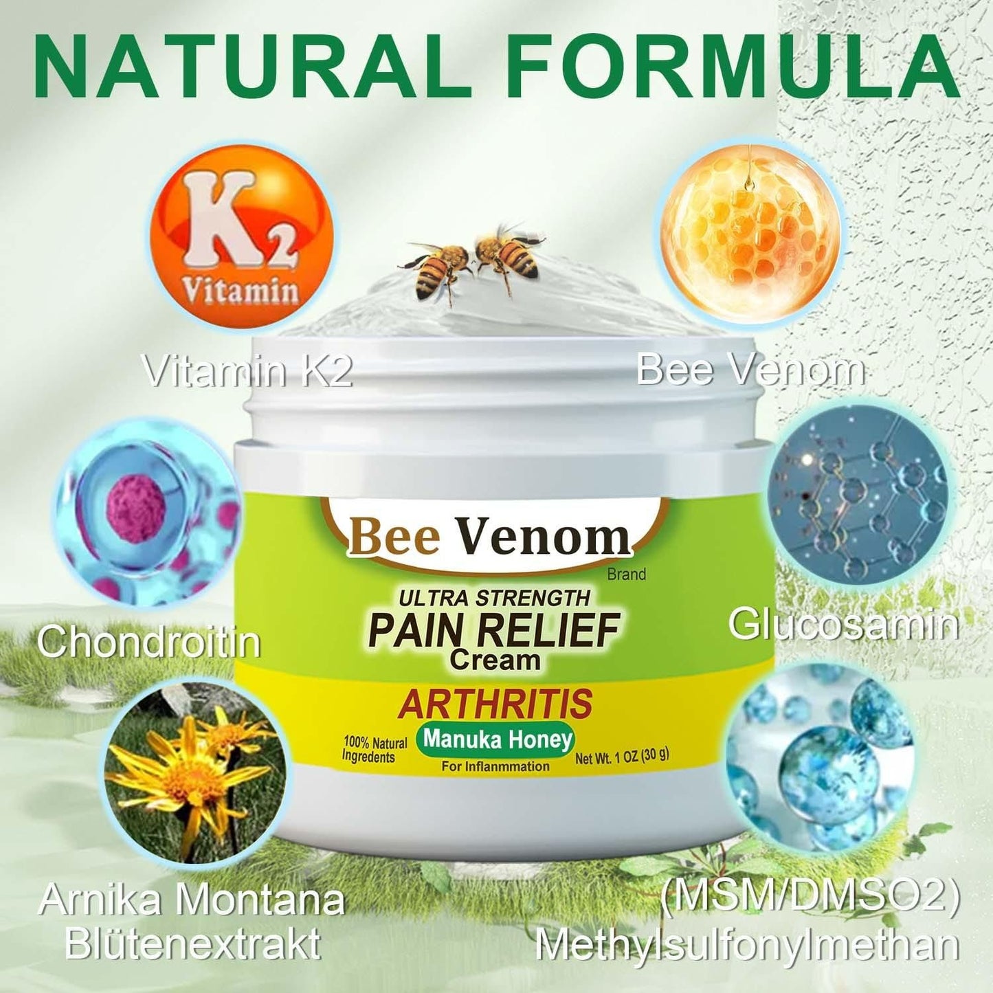 Bee Venom Joint & Bone Therapy Cream 100gm – Natural Pain Relief for Joints & Muscles | NISHU Superstores