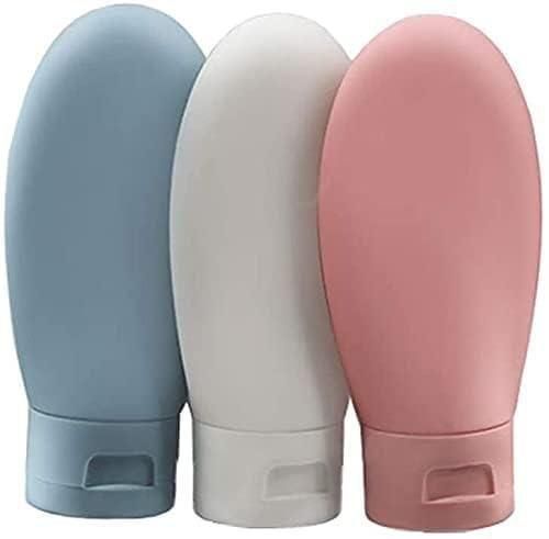 Travel Bottles Set (3pcs, 60ML) – Refillable & Leak-Proof Toiletry Bottles | NISHU Superstores