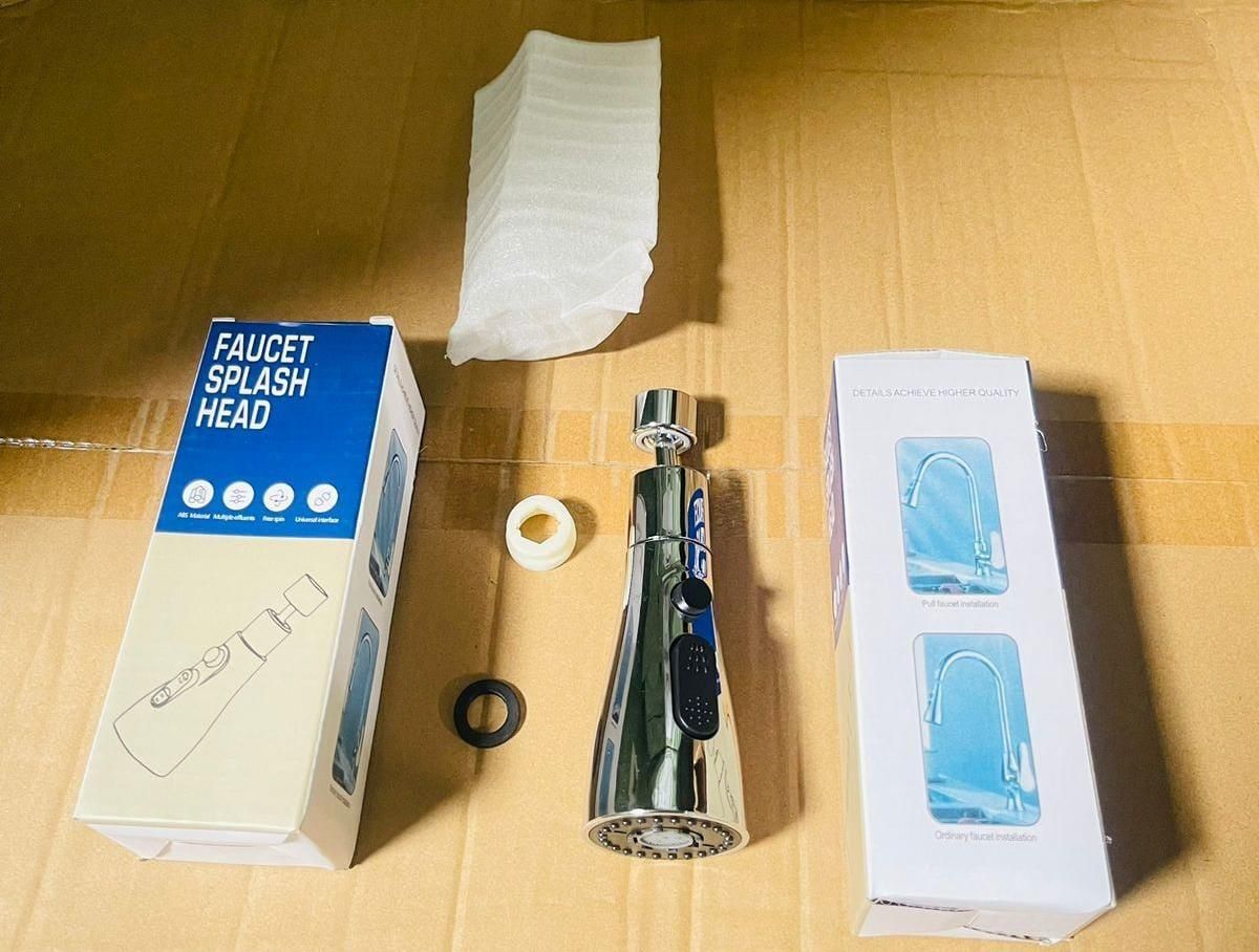 3 Modes Kitchen Sink Faucet Tap – 360° Rotating Water Saving Nozzle | NISHU Superstores