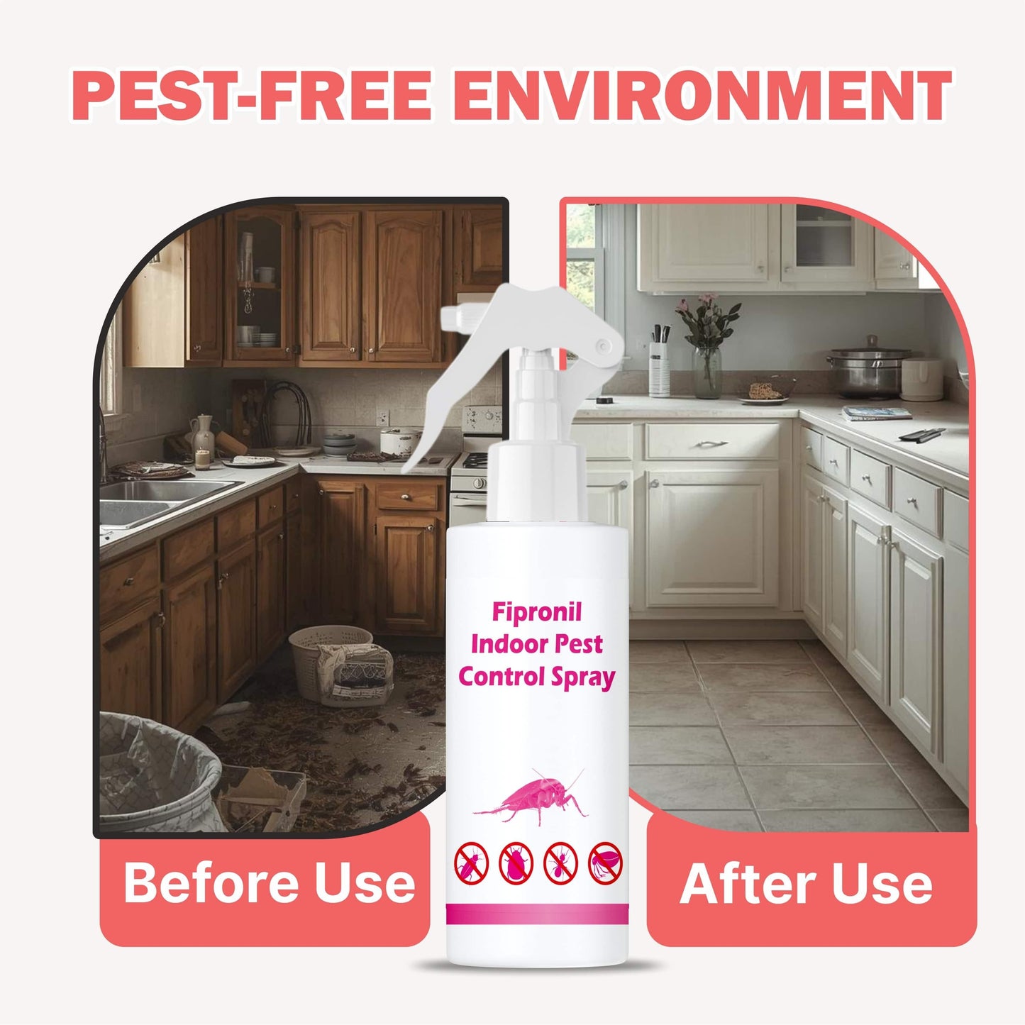 Fipronil Indoor Pest Control Spray – 200 ml Pack of 2 | NISHU Superstores