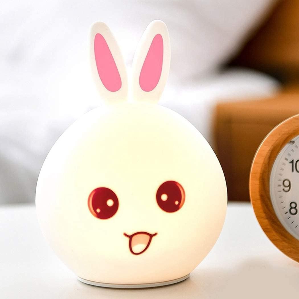 Rabbit Silicone Touch Sensor Light – Soft Glow Night Lamp | NISHU Superstores