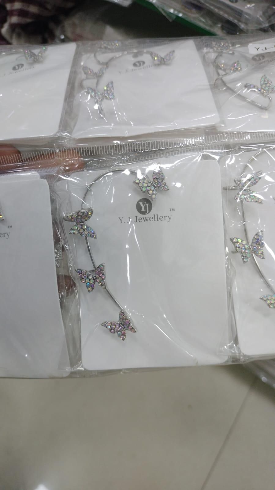 Stylish Butterfly Ear Crawler Cuff Earrings – Trendy Jewelry for Women & Girls | NISHU Superstores