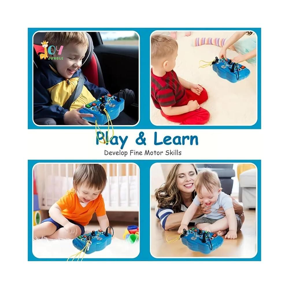 Toddler Busy Board Switch Light Game – Educational Toy for Hand-Eye Coordination & Brain Development | NISHU Superstores