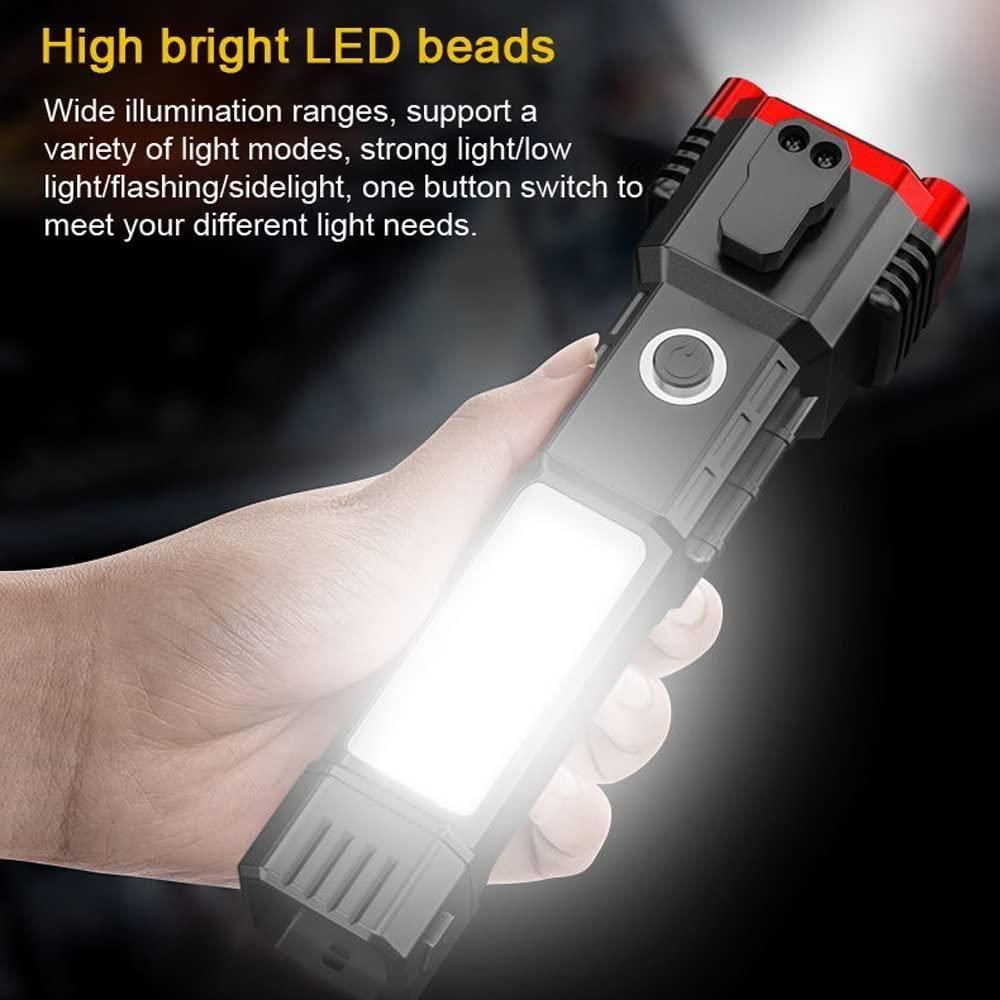 Multifunctional Portable LED Flashlight – Work Light with Power Bank | NISHU Superstores