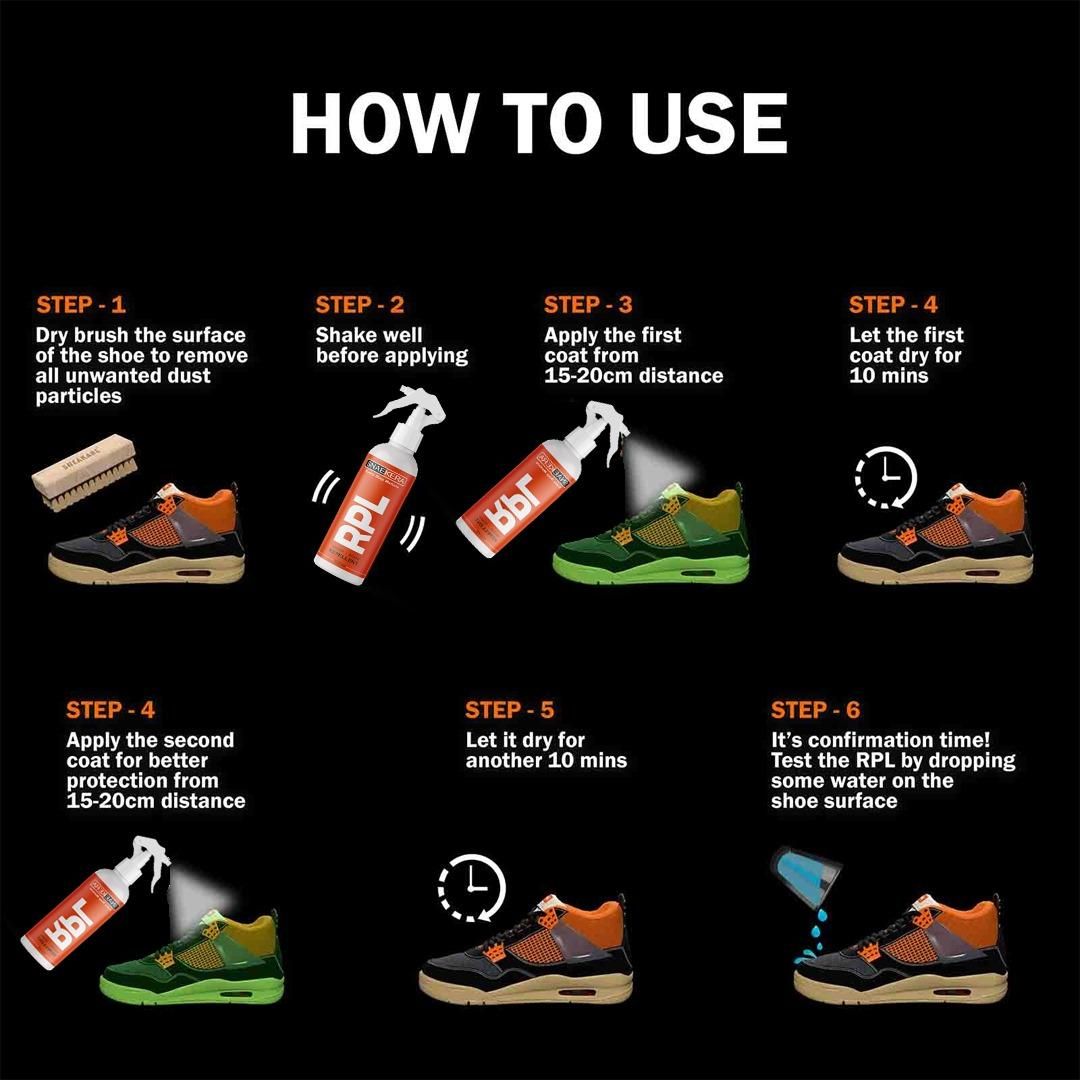 RPL Sneaker “Every Step Matters” Shoe Protector Spray 100ml (Pack of 2) – Water & Stain Repellent | NISHU Superstores