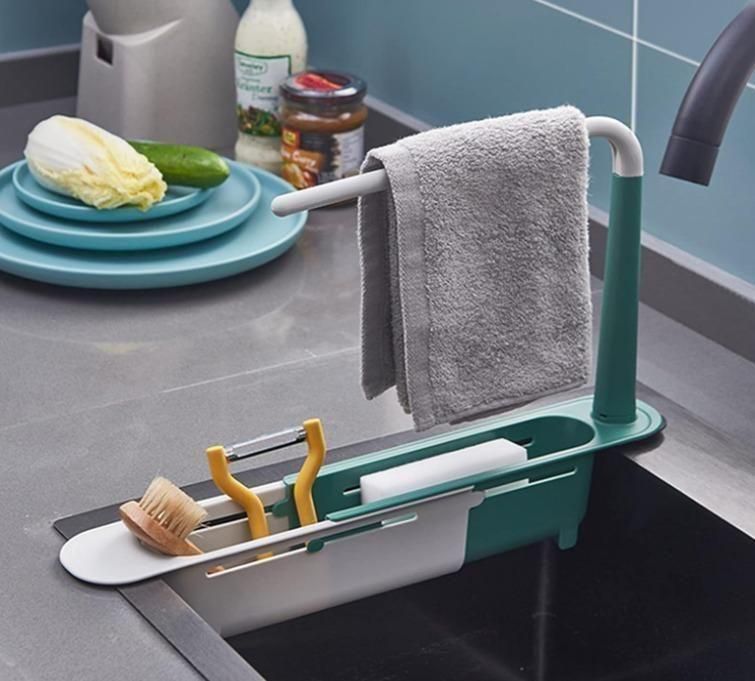 Adjustable Sink Organizer – Space-Saving Kitchen Storage Solution | NISHU Superstores