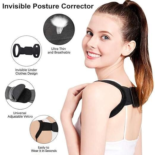 Shoulder & Back Straightener – Elastic Spine Support Posture Corrector Belt | NISHU Superstores