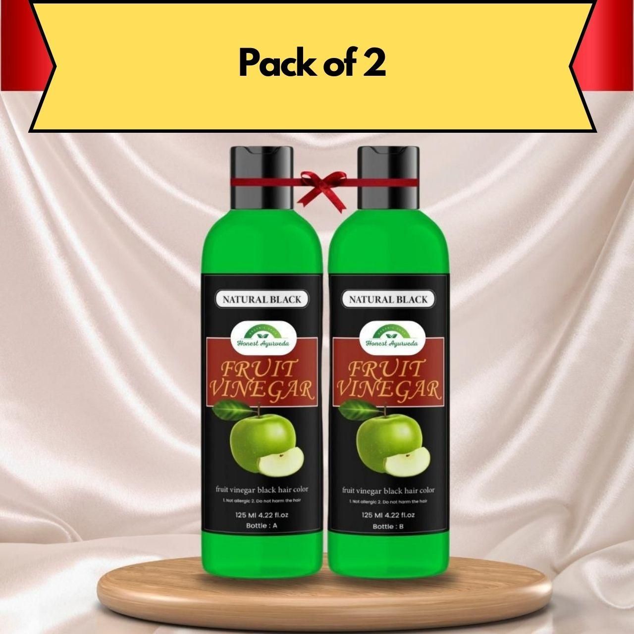 SISO Fruit Vinegar Shampoo Pack of 2 (125ml Each) – Natural Shine & Dandruff Control | NISHU Superstores