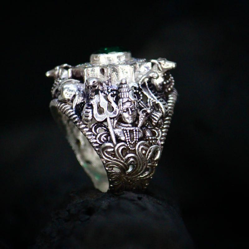 Lord Shiva Silver Ring – Spiritual & Stylish Jewelry for Men & Women | NISHU Superstores