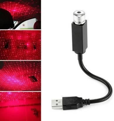 12V LED Star Decoration Light for Car & Room | 360° Rotating USB Disco Laser Light | NISHU Superstores