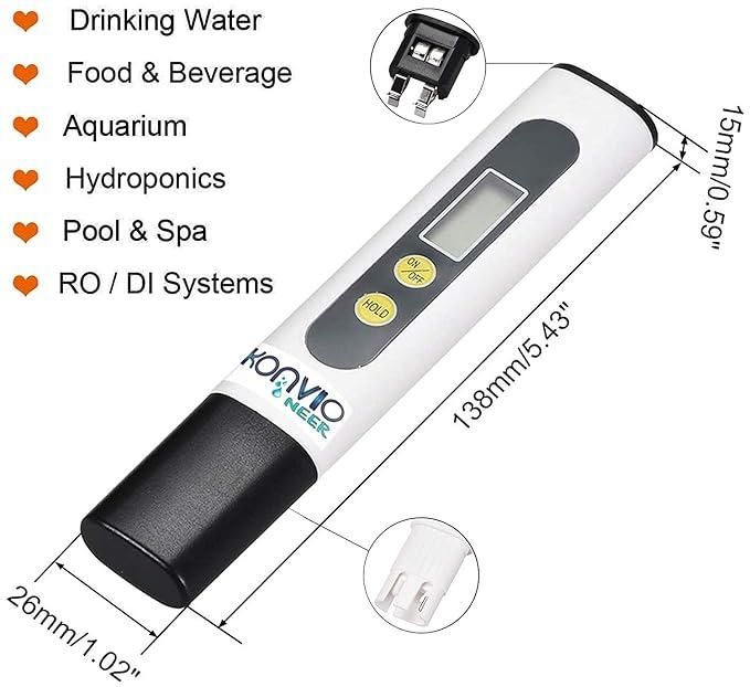 Water TDS Meter Tester – Digital Purity & Quality Checker | NISHU Superstores