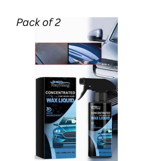 Wax Liquid Multi-Functional Car Coating Spray (Pack of 2) | High-Gloss Shine & Protection | NISHU Superstores