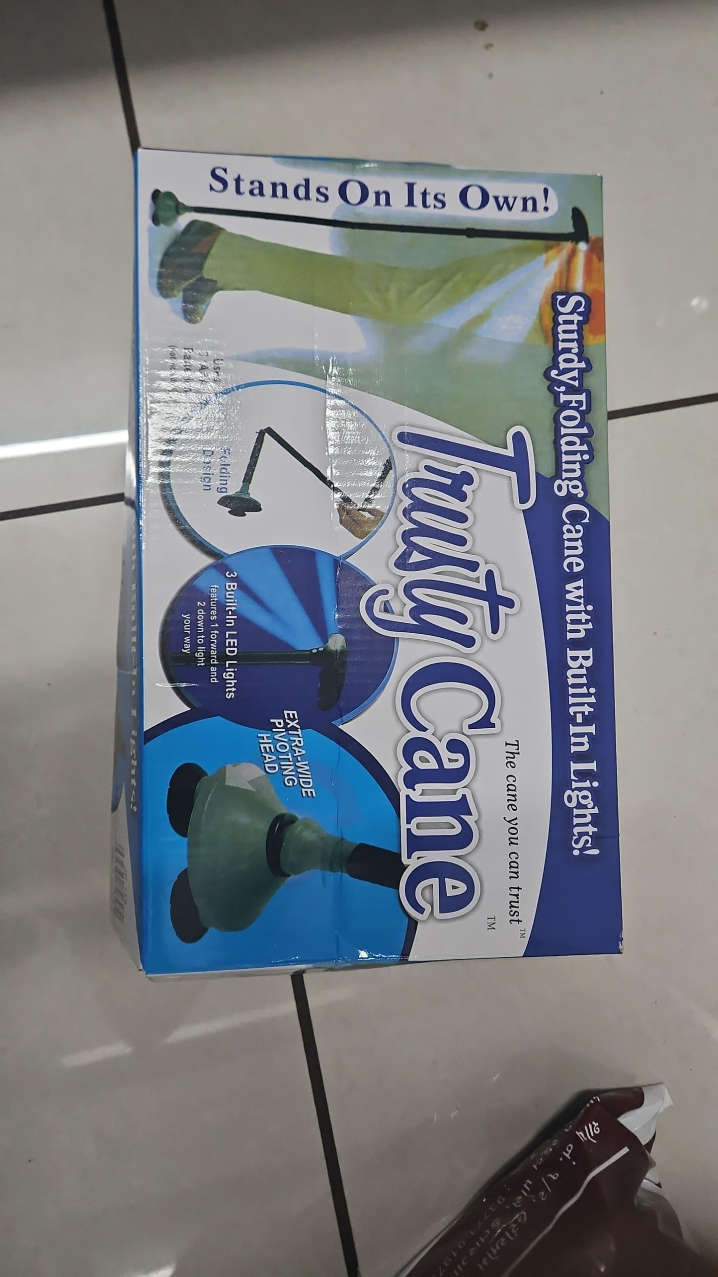 Collapsible Walking Stick with LED Light – Foldable, Sturdy & Safe Support | NISHU Superstores