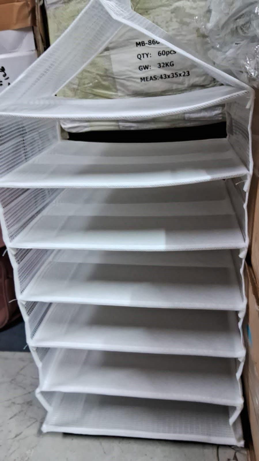 Hanging Closet Foldable Organizer with 6 Slots – Space Saving Storage | NISHU Superstores