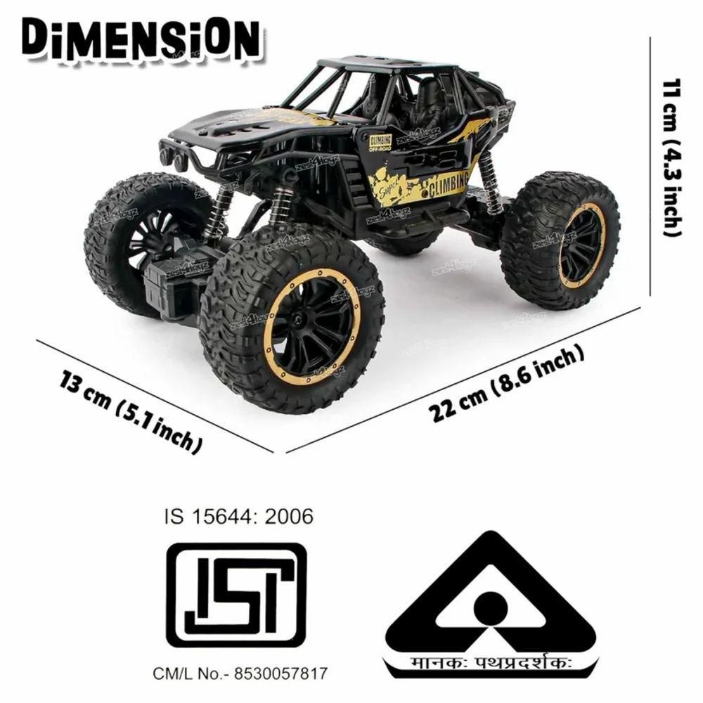 Remote Controlled Rock Crawler Monster Truck Toy for Kids – Off-Road RC Vehicle | NISHU Superstores