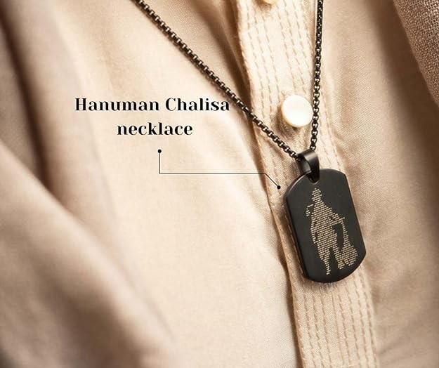 Hanuman Chalisa Pendant with Chain | NISHU Superstores