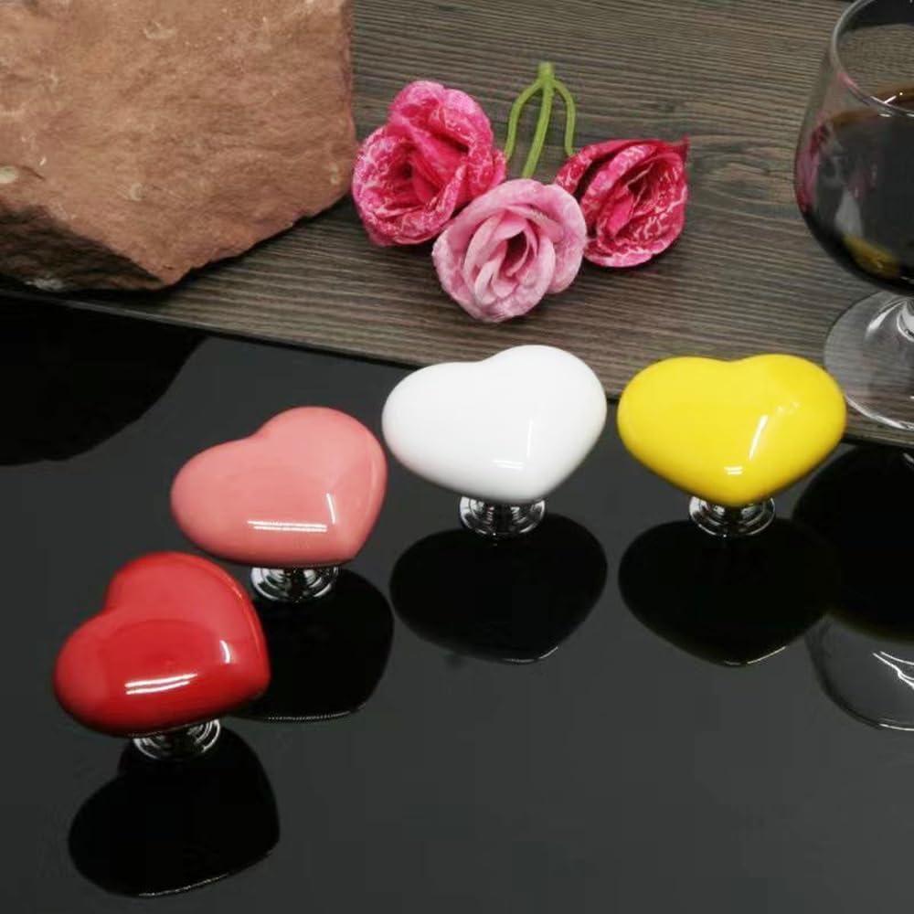 Toilet Press Button Heart Shape (Pack of 4) – Durable & Stylish Flush Button | NISHU Superstores