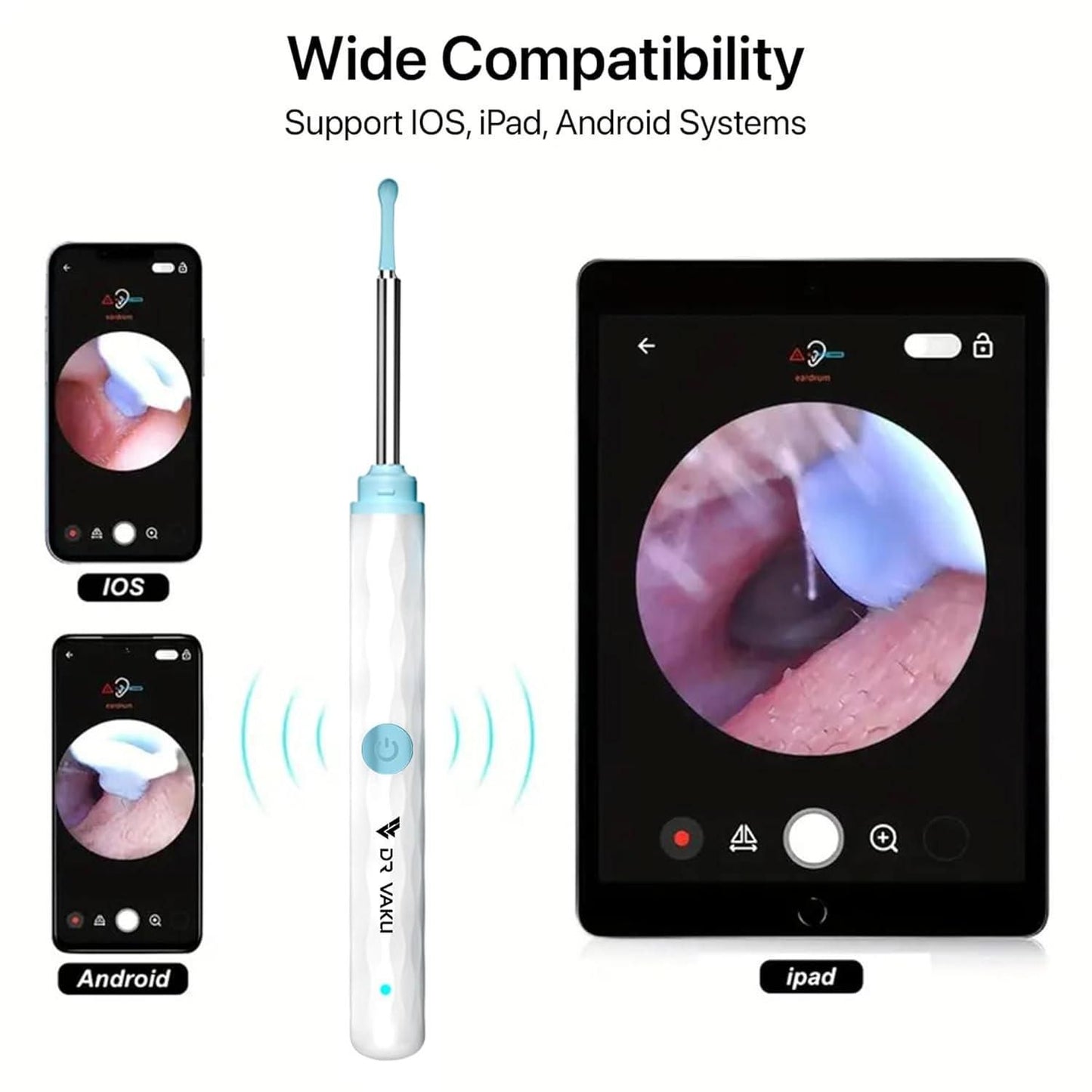 Smart Visual Ear Wax Cleaner with Camera | Safe & Easy Ear Cleaning | NISHU Superstores