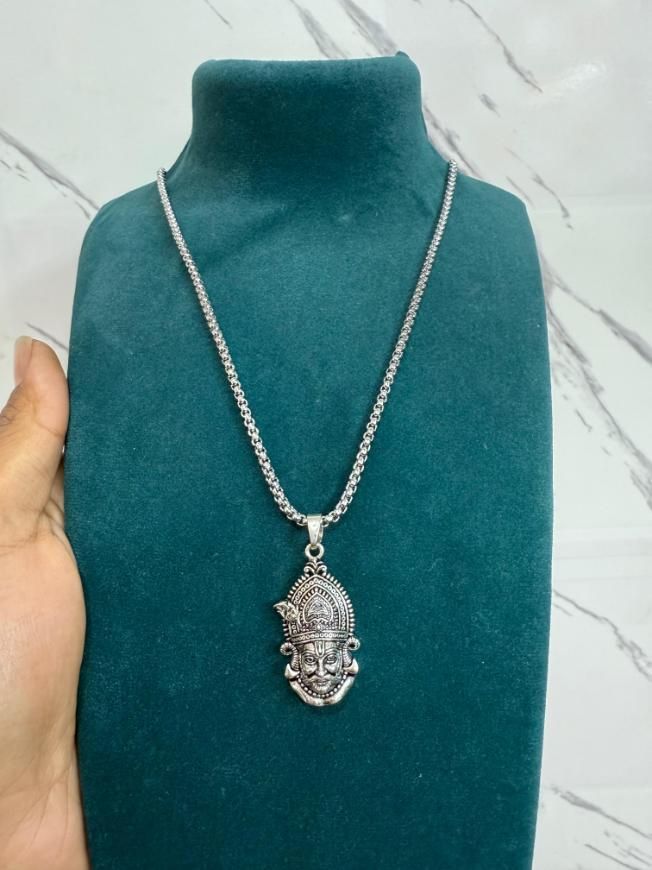 Khatu Shyam Maharaj Pendant with Chain – Spiritual Protection & Divine Blessings | NISHU Superstores