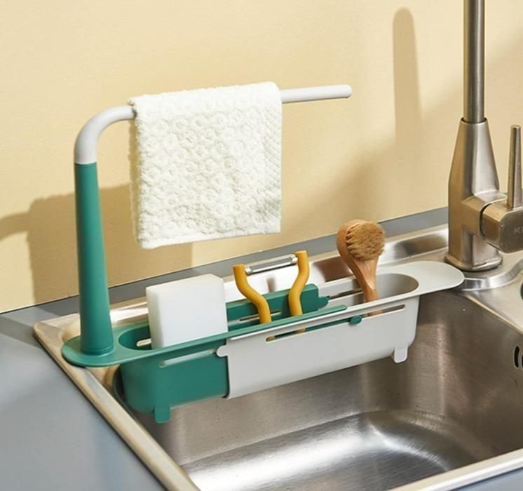 Adjustable Sink Organizer – Space-Saving Kitchen Storage Solution | NISHU Superstores