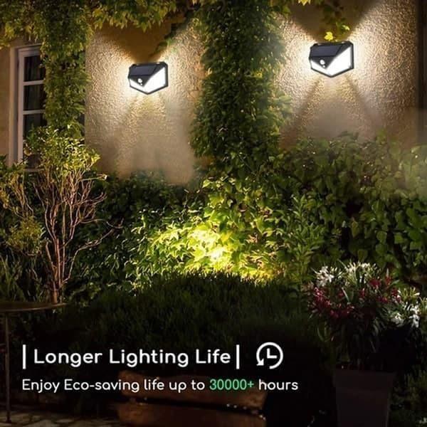 Bright Solar Motion Sensor Light – 100 LED Wireless Night Light for Home & Garden | NISHU Superstores