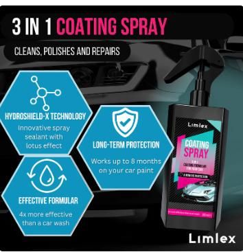 Coating Spray & Foam Car Cleaner 200ml Combo – Car Care & Protection | NISHU Superstores