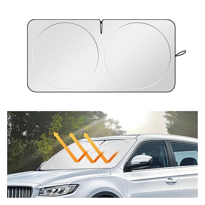 Folding Car Window Sunshade Cover | UV Protection & Privacy | NISHU Superstores