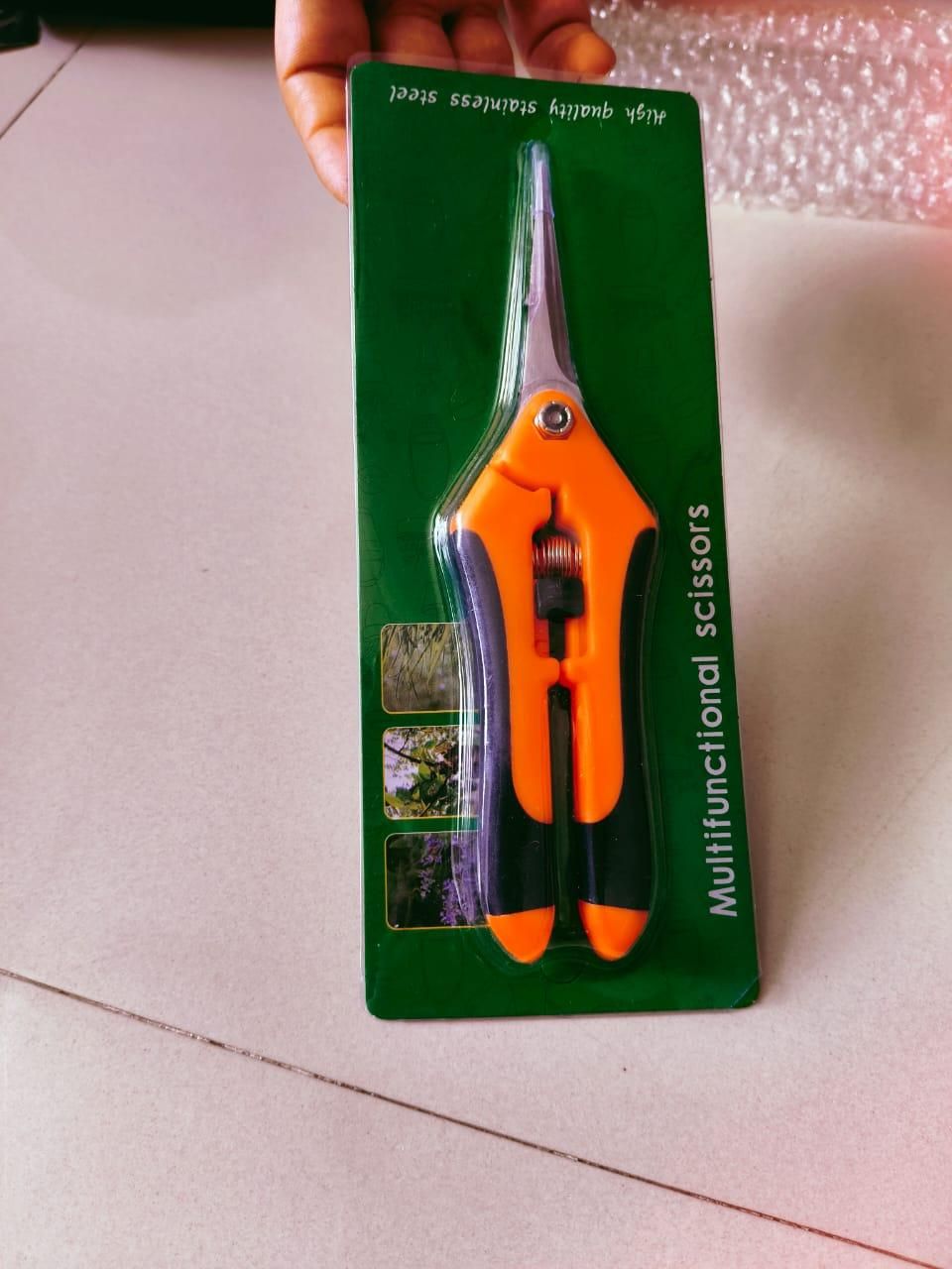 Gardening Hand Pruner – Pruning Shear with Straight Stainless Steel Blades | NISHU Superstores