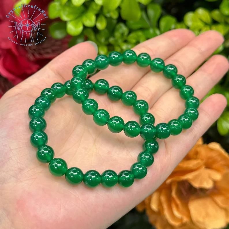 Green Jade Bracelet (Pack of 1) – Natural Healing Crystal Bracelets | NISHU Superstores