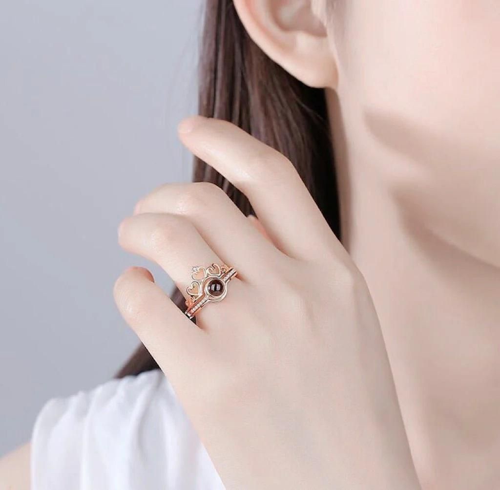 I Love You in 100 Languages Ring – Romantic Adjustable Gift | NISHU Superstores