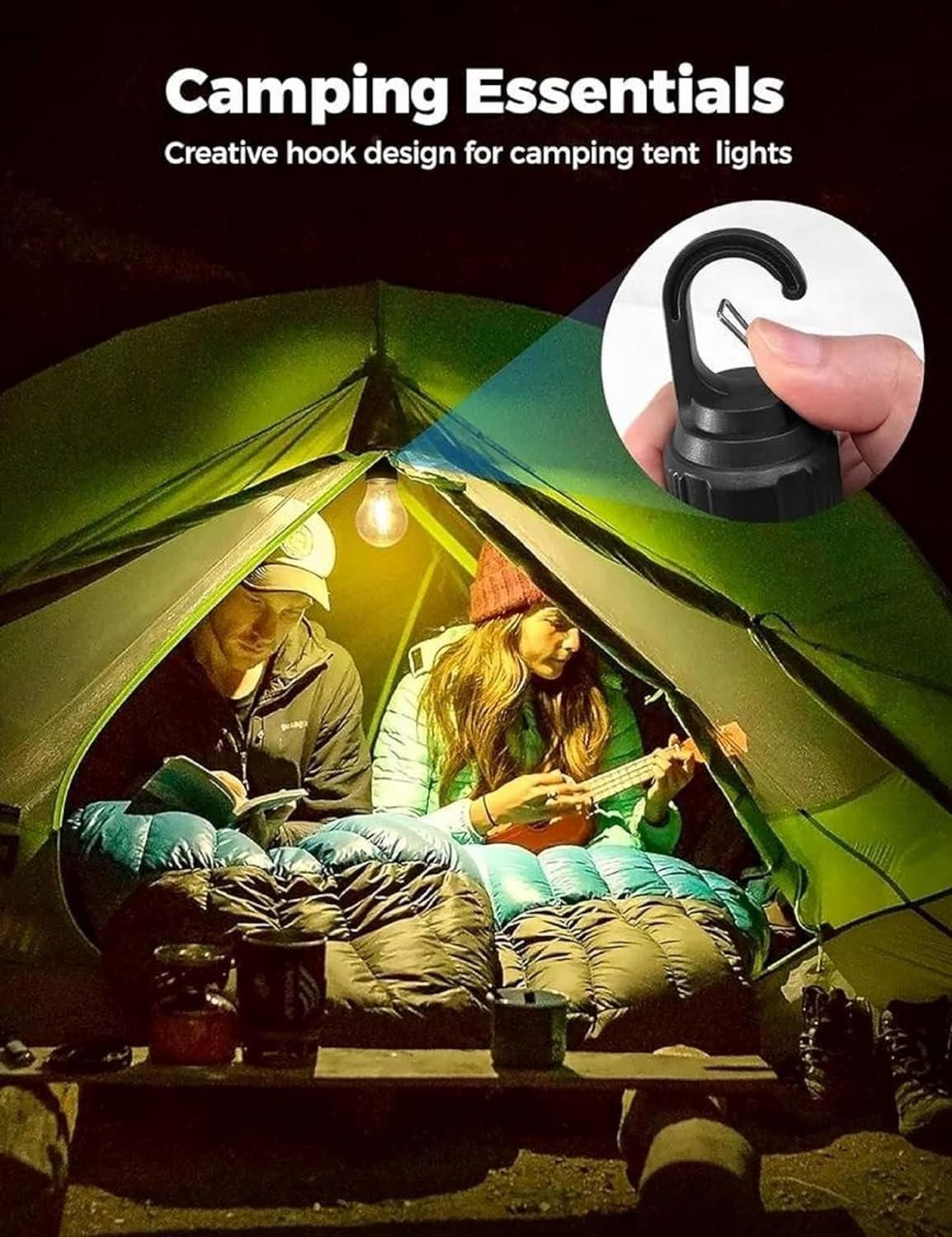 3 Mode Decorative Hanging Tent Bulb Lamp for Camping – Pack of 1 | NISHU Superstores
