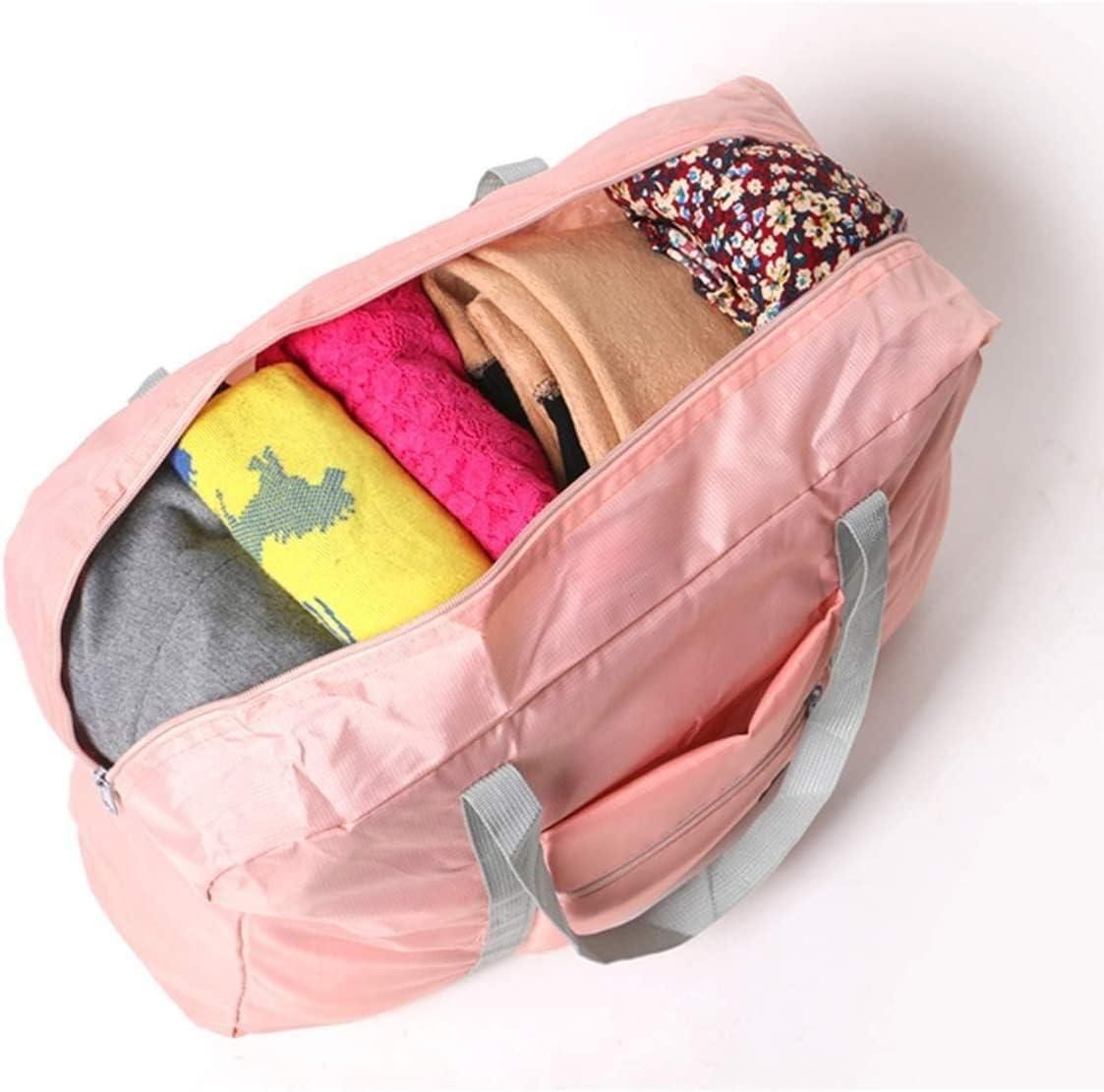 Foldable Travel Tote Bag – Lightweight Waterproof Duffel for Travel & Gym ( Pack of 2 ) | NISHU Superstores
