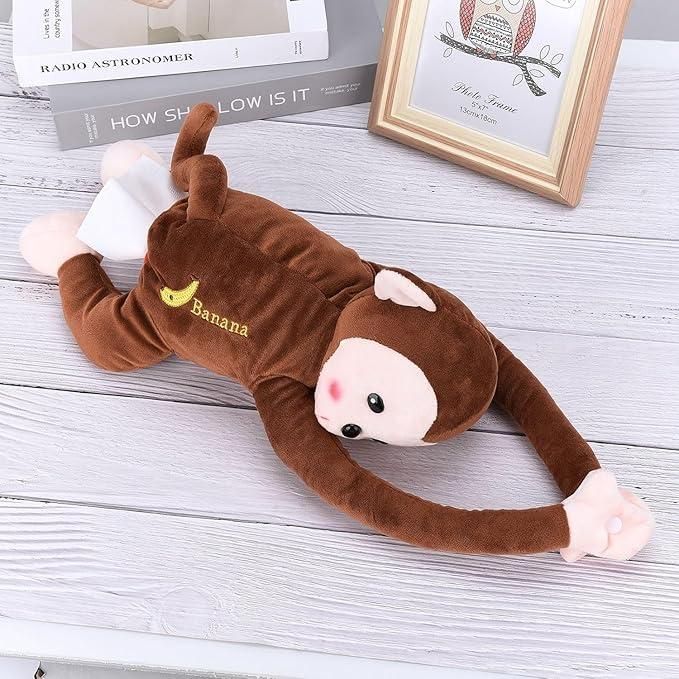Monkey Tissue Holder – Cute & Creative Tissue Dispenser for Home & Car | NISHU Superstores