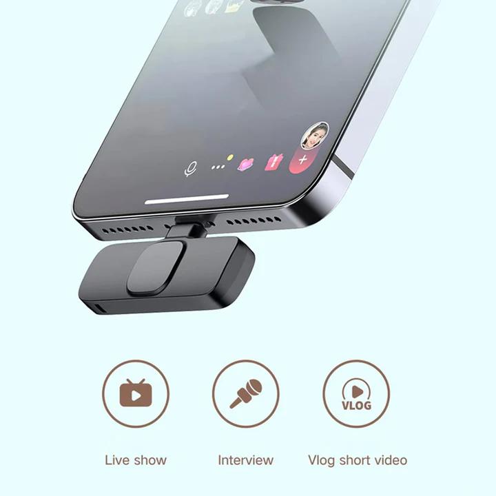 Imported Wireless Lavalier Microphone – Pro Audio & Video Recording Mic | NISHU Superstores