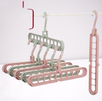 Space Saver Folding Hangers – Portable & Compact Design (Pack of 3) | NISHU Superstores
