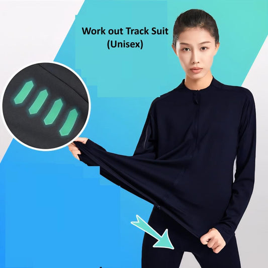Unisex Workout Solid Track Suit – Comfortable Activewear | NISHU Superstores