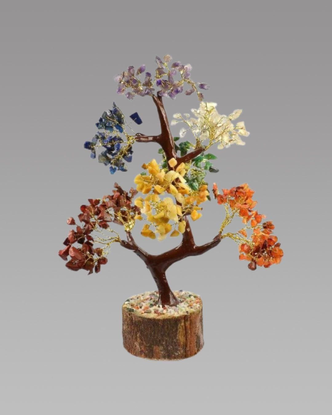 7 Chakra Natural Gemstone Crystal Tree – Energy Balancing & Healing Décor | NISHU Superstores