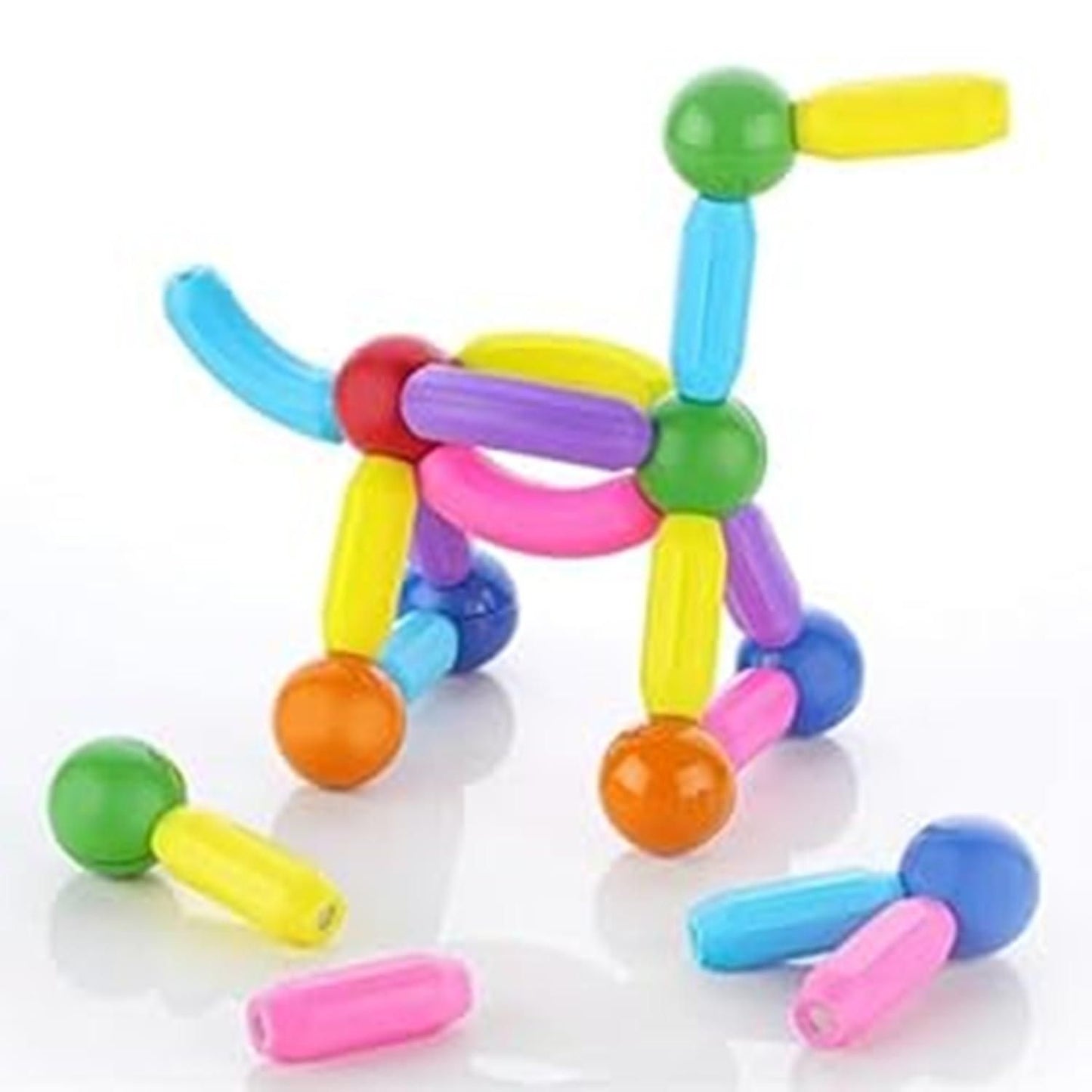Magnetic Sticks Building Blocks for Kids – 36 Pcs Big Magnetic Toys | NISHU Superstores