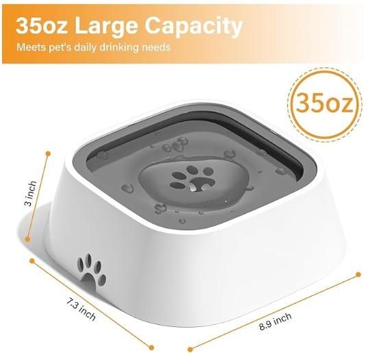 Floating Anti-Overflow Pet Water Bowl – Spill-Proof Design | NISHU Superstores
