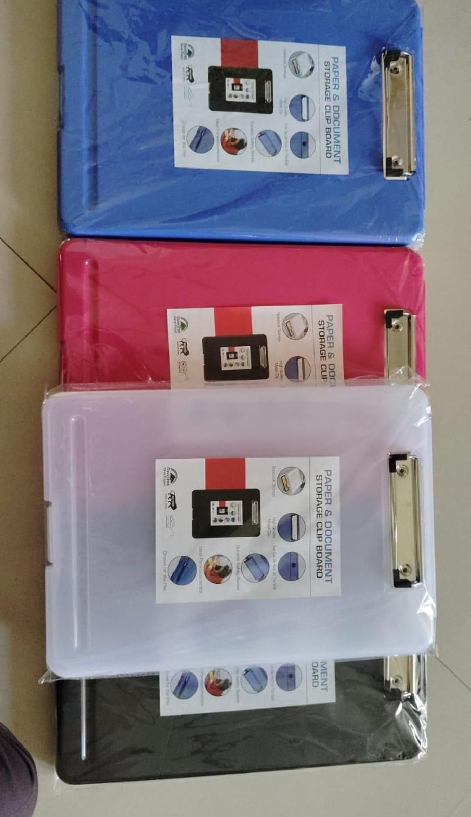Clipboard Paper Holder with Storage – Writing Pad for Office, Nurse, Students & Teachers | NISHU Superstores