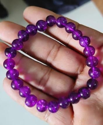 Stretchable Handmade Natural Crystal Stone Bracelet – Pack of 2 Spiritual Jewelry | NISHU Superstores