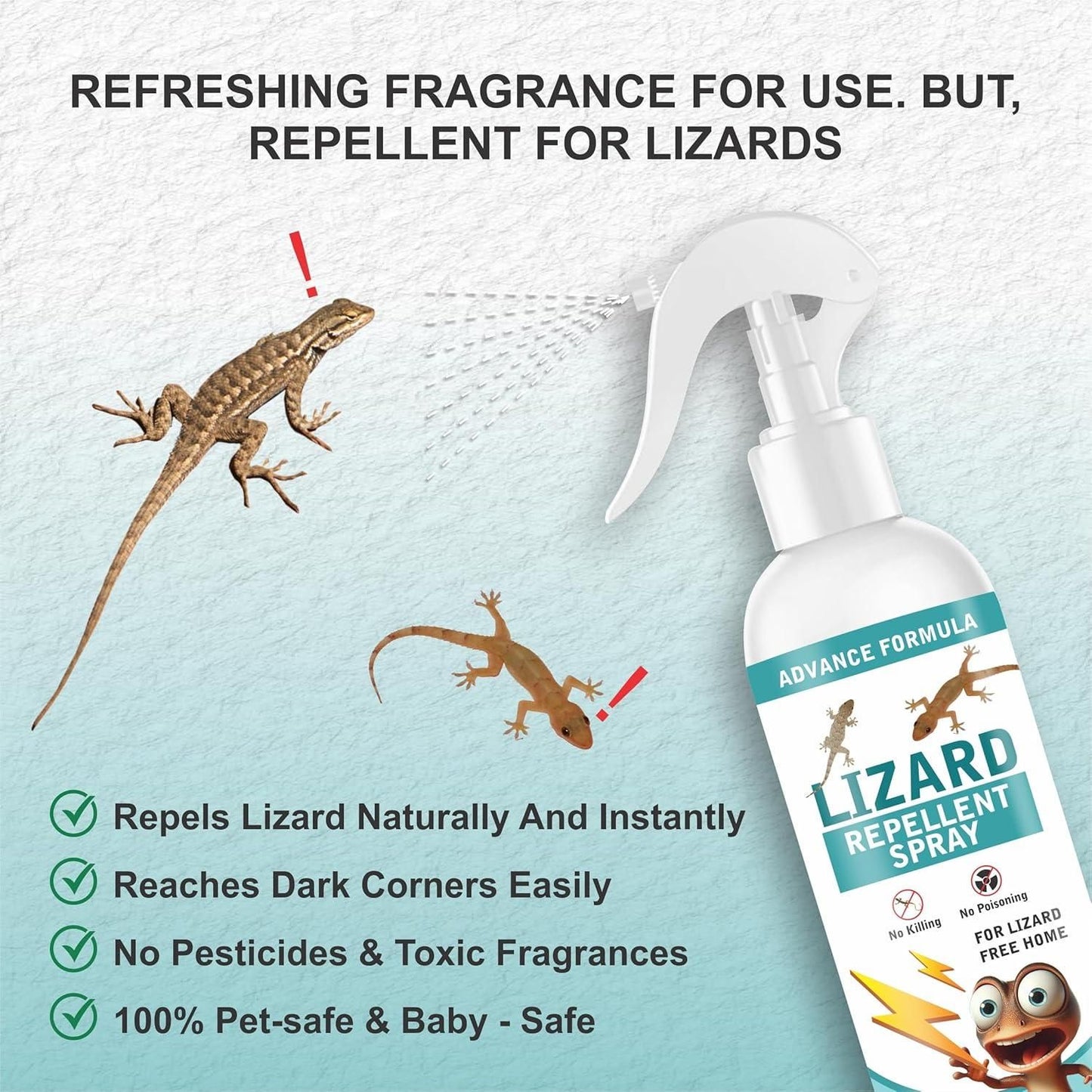 Lizard Repellent Spray 250ML – Safe Home Pest Control Solution | NISHU Superstores
