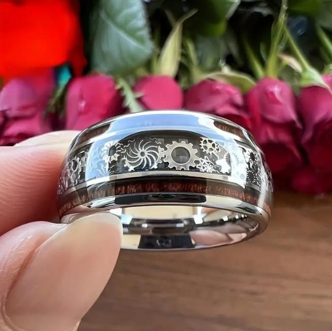 Luxurious Mechanical Gear Ring – Stainless Steel Steampunk Style for Men | NISHU Superstores