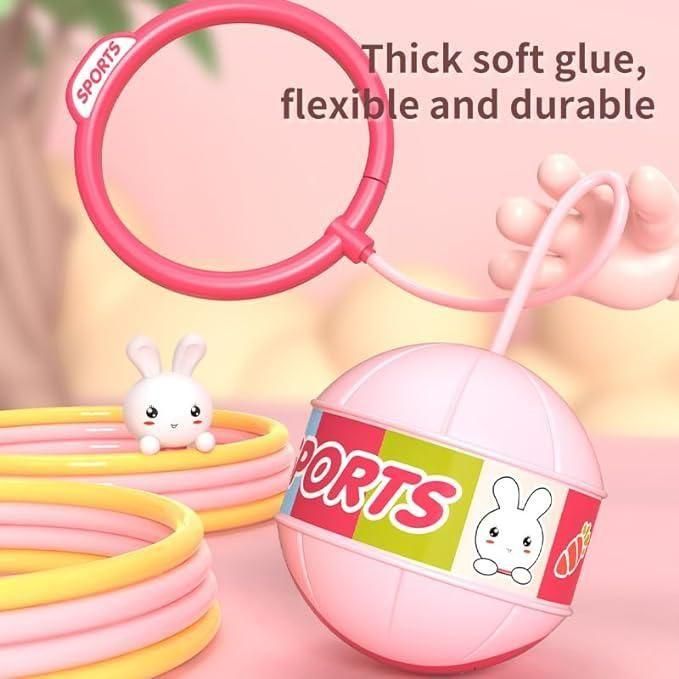 Skip Ball with Flash Wheel – Foldable & Colorful Swing Toy for Kids | NISHU Superstores