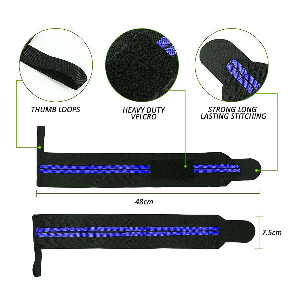 Wrist Supporter for Gym – Adjustable Wrist Wraps for Weightlifting & Workout Protection | NISHU Superstores