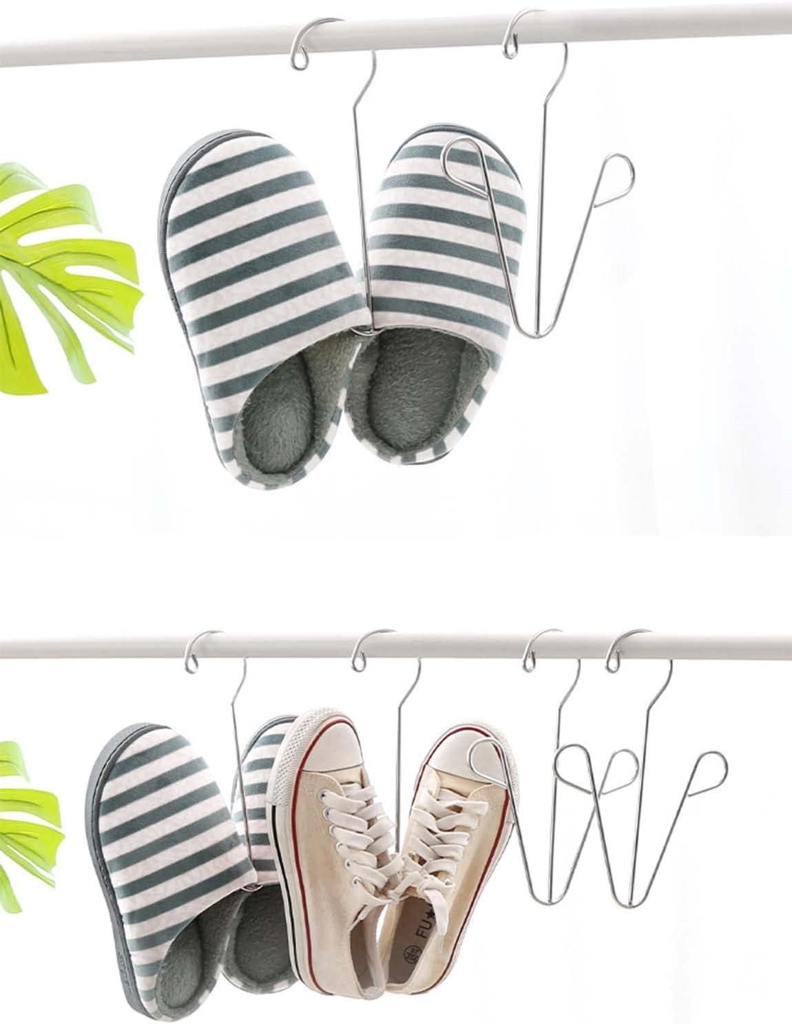 Waikas Shoe Hangers (Pack of 3) – Space-Saving Shoe Storage Organizer | NISHU Superstores