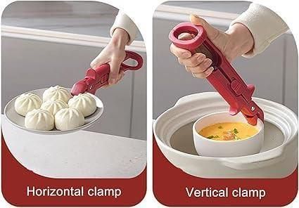 Pot Pan Gripper Tongs – Anti-Scalding Heat Resistant Clip for Kitchen & Commercial Use | NISHU Superstores