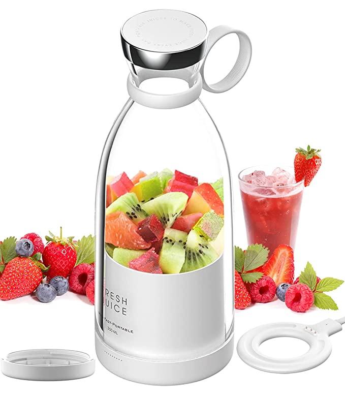 Portable Blender Juicer 400ml – Mini Wireless Smoothie & Juice Maker with 4 Blades | NISHU Superstores