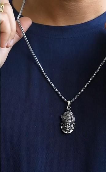 Khatu Shyam Maharaj Pendant with Chain – Spiritual Protection & Divine Blessings | NISHU Superstores